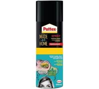 Pattex Colle en spray permanente Made At Home – transparent, aérosol 400 ml
