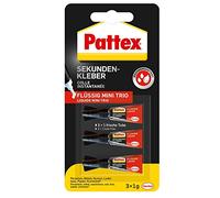 Pattex Mini Trio Flüssig Sekundenkleber PSMT3 3g