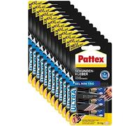Pattex Minitrio PSMG3_12 Mini Trio Gel Colle instantanée 12 x 3 x 1 g