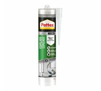 Pattex Miroirs, Mastic Gris élastique pour Tout Type de Collage et scellement périmétrique de miroirs et Panneaux, 280 ML x 25