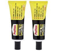 Pattex Multi Colle Universelle 2 x 50 g en Tube incassable, sans solvant, Extra-résistant, Rapide et Propre, ne Goutte Pas, Puissant