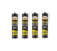 PATTEX Néoplus Colle de Fixation type néoprène - Tous matériaux, intérieur et extérieur, prise immédiate -Cartouche 390g