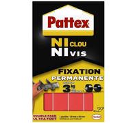 Pastille adhésive blanche Pattex 3 kg - Etui de 10
