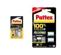 Pattex Pâte à Réparer Métal 48 g Epoxy Bi-Composante Multi-Usages pour Collages sur Multiples Matériaux