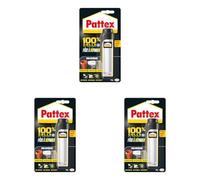 Pattex | Pâte à réparer multi-usages (tube de 64 g) - Pâte epoxy bi-composante pour collages sur de multiples matériaux - Idéale pour reconstituer, colmater et coller (Lot de 3)