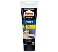 Pattex Colle de montage Power PXP25 - forte adhérence initiale - blanc tube 250 g