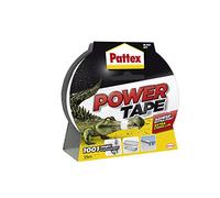 Pattex Power Tape, Ruban Adhésif Extra Fort, Rouleau 48mm x 25m, Blanc | Adhésif de réparation, Structure 3 couches, Résiste à l'eau et UV, Supporte jusqu'à 17kg traction, -5°C à +70°C, Déchirable