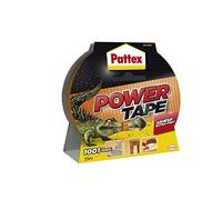 Pattex Power Tape, Ruban adhésif orange de 25m, extra fort pour charges lourdes, Bande adhésive toilée tous supports, Rouleau adhésif étanche