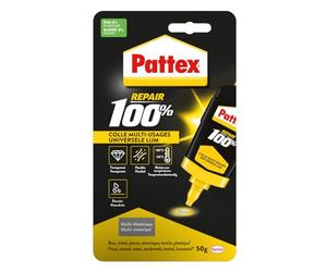 Pattex Repair 100% Colle Multi-usages, colle forte transparente pour tous types de travaux à l’intérieur et l’extérieur, colle liquide multi- matériaux, flacon 50 g