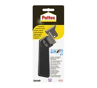 Pattex Requin à joints, grattoir à joints pratique pour enlever les vieux joints de silicone dans les sanitaires, couteau à joints polyvalent, pack de 1 avec lame de rechange