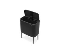 Brabantia Poubelle Bo Touch Bin 36 L avec seau Noir mat