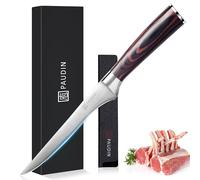 PAUDIN Couteau à Filet, Couteau Cuisine Japonais, 15 cm Couteaux Cuisine Professionnel, Couteaux de Chef Acier Inoxydable Allemand, avec Poignée Ergonomique, Boîte Cadeau, pour Cuisine, Restaurant