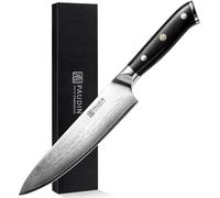 PAUDIN Couteau damassé 20 cm Couteau de cuisine Manche ergonomique