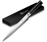 PAUDIN M1 Véritable Couteau Yanagiba 25 cm – Couteau de Cuisine Japonais Classique – Aiguisage Unilatéral – Idéal pour Viande, Poisson, Sushi et Sashimi