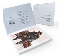 Paul Rubens Papier pour aquarelle 10.82 x 7.79‘’- Bloc aquarelle pour peinture 100% coton - Papier pressé à chaud sans acide - 20 feuilles/300g - Idéal pour débutants, professionnels, enfants