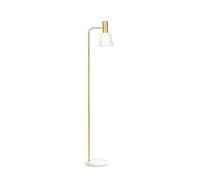 Pauleen 48145 Grand Elegance lampadaire avec doré lampe à pied en blanc max25W E27 Blanc/Doré 230 V Métal