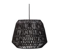Pauleen 48200 Luminaire en Suspension Timber Pearl 20 Watts Max. Noir Papier tressé, métal E27, Papiergeflecht, Pendant Light