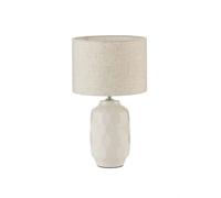 Pauleen Lam À Poser Charming Sparkle Max20w E27 H38,5cm Tissu/Céramiq Terrazz