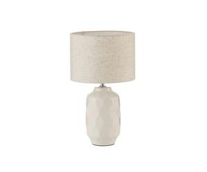 Pauleen Lam À Poser Charming Sparkle Max20w E27 H38,5cm Tissu/Céramiq Terrazz