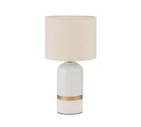 Pauleen Lam À Poser Glowing Soul Max20w E14 H46,5cm Tissu/Céramique Crème 230v