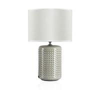 Pauleen Lam À Poser Go For Glow Max20w E27 Tissu/Céramique Beige/Gris/Vert