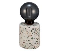 Pauleen Lampe À Poser Elegant Flare 3lm 2500k Pile Min Béton/Ver Terrazzo