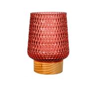 Pauleen Lampe à poser mobile LED Paulmann 48307, rose, Glamour, avec minuterie, à piles, rose dépoli