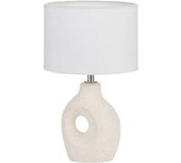 Pauleen Lampe à poser Pure Crush – E14 max. 20 W – Blanc/Beige