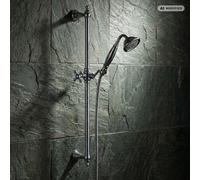 PaulGurkes Barre de Douche Rétro Chrom Vintage