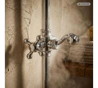 PaulGurkes Barre de douche rétro style campagne