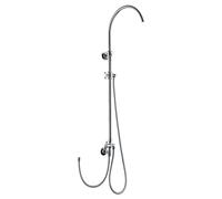 PaulGurkes Douche Nostalgie Chrom Ensemble de Douche Murale