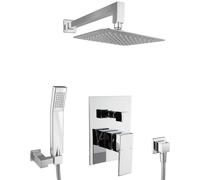 PaulGurkes Ensemble de douche encastré système de douche 20 cm