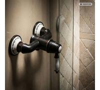 PaulGurkes Robinet de Douche Rétro Noir Design Monocommande