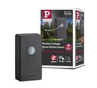 Paulmann 18012 Plug & Shine SmartHome Zigbee Télécommande Détecteur crépusculaire/Détecteur de mouvement Éclairage extérieur Anthracite Commande à capteur