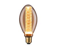 Paulmann 28600 lampe LED B75 Inner Glow 4W Retro ampoule Doré avec ampoule intérieure Verre 1800 K lumière dorée E27
