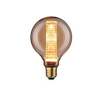 Paulmann 28603 lampe LED G95 Inner Glow 4W Retro ampoule Doré avec ampoule intérieure Verre 1800 K lumière dorée E27