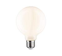 Paulmann 28625 Ampoule LED à Filament G95 9 W Intensité Variable Opale 2700 K Blanc Chaud E27