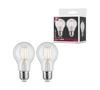 Paulmann 28856 Lampe LED Poirette Filament E27 230V 2x470lm 2x5W 2700K Clair Lampes ampoule