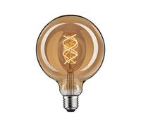 Paulmann 28869 Lampe LED 1879 Globe 125 Filament Blanc chaud 230lm 4 watts gradable Doré Vintage 1800K E27 ampoule