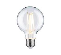 Paulmann 28968 Ampoule LED Globe Filament G80 E27 230 V 806 lm 7,5 W 2700 K 230 V transparente, dimmable