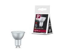 Paulmann 28976 Standard 230V réflecteur LED GU10 230V Pack de 1 6,5W 425lm 51mm Alu plastique 2700K - Ampoule Blanc chaud, Aluminium