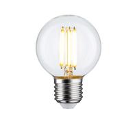 Paulmann 28987 Filament 230V Globe LED G60 E27 7W 230V 806lm 60mm Clair Verre 2700K - Ampoule Blanc chaud