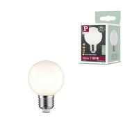 Paulmann 28990 Filament 230V Globe LED G60 E27 7W 230V 780lm gradable 60 mm Opale Verre 2700K - Ampoule Blanc chaud
