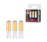 Paulmann Ampoule LED 29045 G9 culot à ergots 4,6 W 470 lm 2700K Blanc chaud Pack de 3