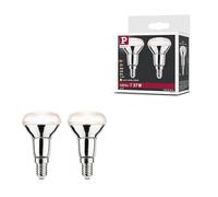 Paulmann 29049 Standard 230V Réflecteur LED R50 230V pack de 2 2x5W 2x420lm Argent Verre 2700K - Blanc chaud E14