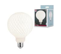 Paulmann 29077 White Lampion Edition Filament LED Globe G125 230V E27 4,3W 400lm gradable 125 mm Blanc Verre 3000K