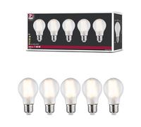 Paulmann 29090 Filament 230V LED poirette E27 pack de 5 5x7W 5x806lm 60 mm Dépoli Verre 2700K - Blanc chaud