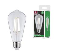Paulmann 29126 Eco-Line Filament 230V LED cylindrique ST64 E27 840lm 4W 4000K Clair ampoule