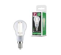 Paulmann 29130 Eco-Line Filament 230V LED sphérique E14 pack de 1 100mm 525lm 2,5W 3000K Clair ampoule