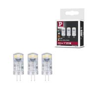 Paulmann 29143 LED CEE F (A - G) G4 1.8 W blanc chaud (Ø x H) 13 mm x 36 mm 3 pc(s)